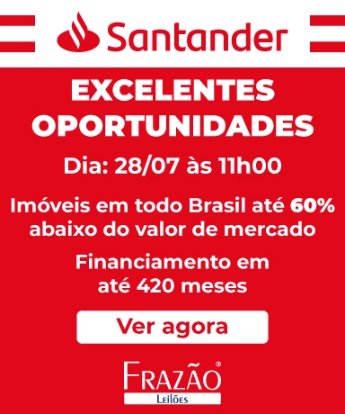 Excelentes opurtunidades em imóveis Santander no Frazão