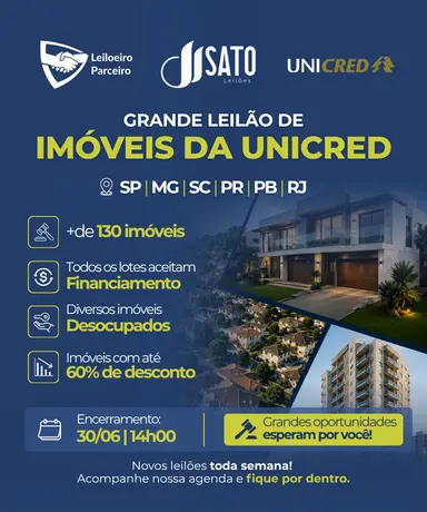 Grande Leilão de Imóveis da Unicred