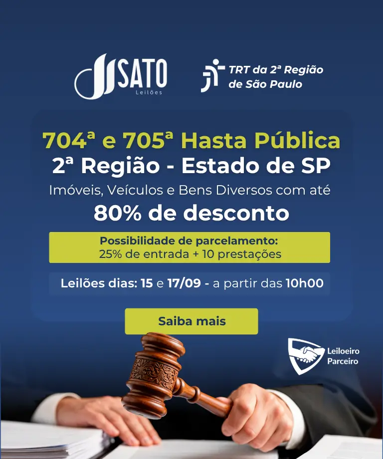 Imóveis, Veículos e Bens Diversos com até 80% de Desconto!