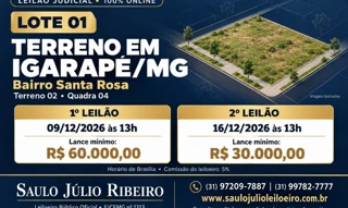 Imóvel 3067000 [''] - ['TERRENO 02 DA QUADRA 04'] [''] - ['Igarapé']/['MG'] - 1