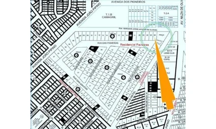 Terreno em Ubiratã, , Rua das Paineiras, Entrada do Loteamento Jardim das Paineiras, PR. Área: 480m2