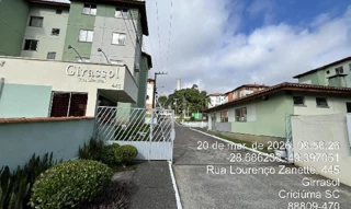 Imóvel 2819001 ['8444431726087'] - ['RUA LOURENCO ZANETTE,N. 445 APTO. 21 BL 12, SANTO ANTONIO - CEP: 88809-470, CRICIUMA - SANTA CATARINA'] ['Santo Antônio'] - ['Criciúma']/['SC'] - 1