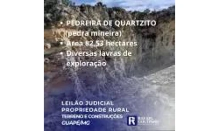 Imóvel rural em Guapé, , FAZENDA PEDRA VERMELHA, MG. Área: 825300m2