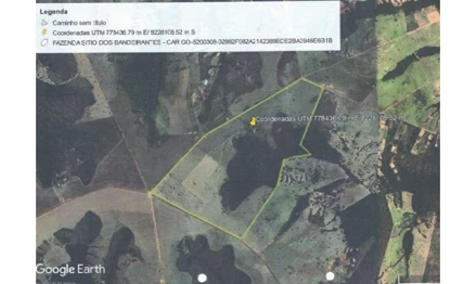 Terreno em Alexânia, , Sítio dos Bandeirantes, GO. Área: 1210605m2