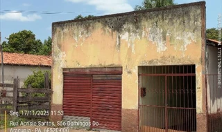 Imóvel 2643807 ['1555539038819'] - ['RUA ACRISIO SANTOS,N. 134, CENTRO - CEP: 68520-000, SAO DOMINGOS DO ARAGUAIA - PARA'] [''] - ['São Domingos Do Araguaia']/['PA'] - 1