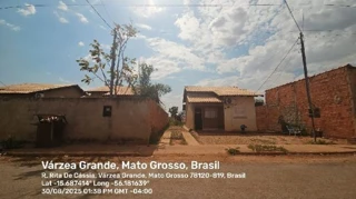 Imóvel 2721309 ['8444424560535'] - ['RUA 12,N. SN QD 24 LT 13, SAO MATHEUS - CEP: 78000-000, VARZEA GRANDE - MATO GROSSO'] ['Vinte e Quatro de Dezembro'] - ['Várzea Grande']/['MT'] - 1