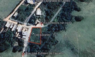 Imóvel 1721011 [''] - ['Rua Professora Inah Corrêa (calçada com bloquete), Lote 1, Quadra 03, Esplanada do Castelo, Formiga, MG, 35576-004,'] [''] - ['Formiga']/['MG'] - 1