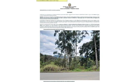 Terreno em Presidente Getúlio, , Localidade de Rio dos Índios, n. 2776 - lado par da Rua Ricardo Stein - a 04 km da sede do município, SC. Área: 35280m2