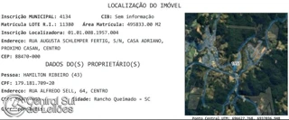Imóvel 3029615 [''] - [''] [''] - ['Rancho Queimado']/['SC'] - 1