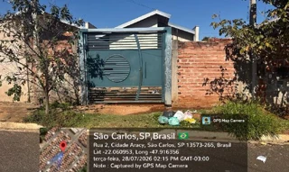 Imóvel 3004219 ['8787705885074'] - ['RUA DETINO PEREIRA DOS SANTOS,N. 143 LT 23 QD 04 HIS, CONJUNTO HABITACIONAL RESIDENCIAL I - CEP: 13573-298, SAO CARLOS - SAO PAULO'] ['Cidade Aracy'] - ['São Carlos']/['SP'] - 1