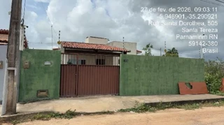 Imóvel 2901826 ['8444427348553'] - ['RUA SANTA DOLORES (ANTIGA RUA PROJETADA T),N. 143 LOTE 523 - QUADRA QQ, NOVA ESPERANCA - CEP: 59010-000, PARNAMIRIM - RIO GRANDE DO NORTE'] [''] - ['Parnamirim']/['RN'] - 1