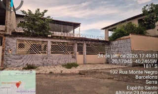 Imóvel 2714626 ['1444423093552'] - ['RUA MONTE NEGRO,N. 109 LT 25 QD 510, BARCELONA - CEP: 29166-079, SERRA - ESPIRITO SANTO'] ['Barcelona'] - ['Serra']/['ES'] - 1