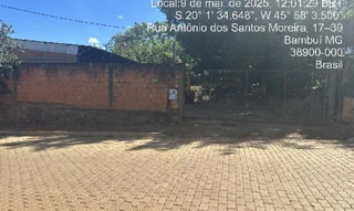 Imóvel 2625429 ['1555520355622'] - ['RUA ANTONIO DOS SANTOS MOREIRA,N. 204 LT 03 QD 05, LOT PARQUE INDUSTRIA - CEP: 38900-000, BAMBUI - MINAS GERAIS'] [''] - ['Bambuí']/['MG'] - 1