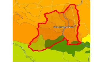 Terreno em Nova Canãa do Norte, , MT, MT. Área: 2338m2
