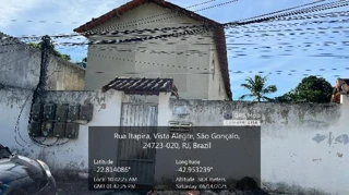 Imóvel 2381733 ['8444419364758'] - ['RUA ITAPIRA,N. 451 CS01, VISTA ALEGRE - CEP: 24723-020, SAO GONCALO - RIO DE JANEIRO'] ['Guaxindiba'] - ['São Gonçalo']/['RJ'] - 1