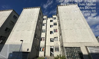 Imóvel 2714634 ['8787707111190'] - ['RUA RICARDO JOAO MERKER,N. 44 APTO. 201 BL 33 QD 2918, SANTOS DUMONT - CEP: 93115-454, SAO LEOPOLDO - RIO GRANDE DO SUL'] ['Santos Dumont'] - ['São Leopoldo']/['RS'] - 1