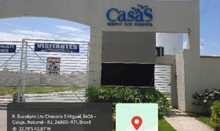 Imóvel 2704534 [''] - ['COND RES RESERVA DOS PASSAROS, bairro CALUGE ESTRADA ADEMAR FERREIRA TORRES, S/N, QD D CASA 11'] ['Caluge'] - ['Itaboraí']/['RJ'] - 1