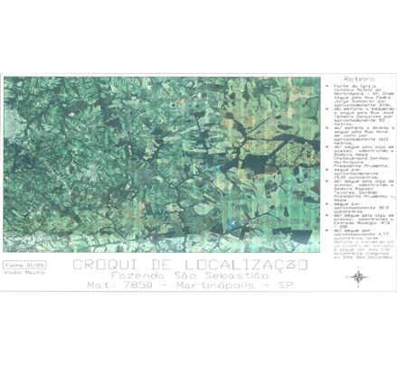 Imóvel rural em Martinópolis, , SP /Martinópolis, SP. Área: 44.5065m2