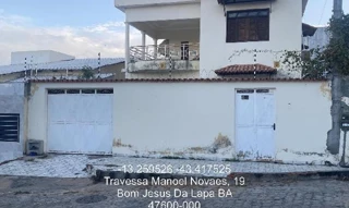 Imóvel 2949936 ['1555524299778'] - ['RUA C,N. 56 QD 02 LT 04, NOSSA SENHORA DA SOLEDADE - CEP: 47600-000, BOM JESUS DA LAPA - BAHIA'] [''] - ['Bom Jesus Da Lapa']/['BA'] - 1