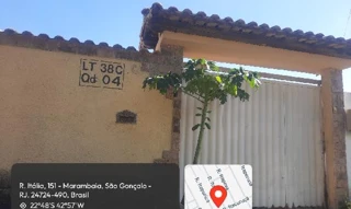 Imóvel 3049636 ['1444414262592'] - ['RUA ITALIA,N. 390 LT 38 QD 4, GUAXINDIBA - CEP: 24724-490, SAO GONCALO - RIO DE JANEIRO'] ['Guaxindiba'] - ['São Gonçalo']/['RJ'] - 1