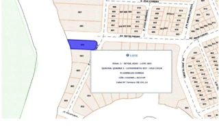 Imóvel 2998936 [''] - ['Rua Padre Arnaldo Caiaffa, 249- Lotes com frentes voltadas para Rua Cornélio Correa e confronto com Rio do Meio - LOCALIZAÇÃO APROXIMADA'] ['Vila Ligya'] - ['Guarujá']/['SP'] - 1