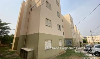 Imóvel 2367737 ['8444434420086'] - ['RUA MANOEL RODRIGUES MADURO,N. 3-25 APTO. 34 BLOCO 26, NUCLEO HABITACIONAL VEREADOR EDSON - CEP: 17065-390, BAURU - SAO PAULO'] ['Nucleo Hab. Ver. Edson Francisco da Silva'] - ['Bauru']/['SP'] - 1