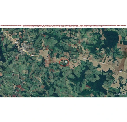 Imóvel rural em null, , margens da PR 488, PR. Área: 391.15m2