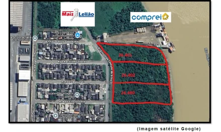 Terreno em Itajaí, Murta, Rua Annanias Caetano da Silva, 233, Lote Terreno 7, Terminal Pesqueiro, Beira Rio, SC. Área: 6892.5m2