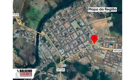 Casa em Itiquira, Centro, Avenida Álvaro José Monteiro, 1039, MT. Área: 400m2