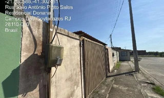 Imóvel 2637047 ['8787701244511'] - ['RUA JOSE ANTONIO P SALLES,N. SN LT 06 QD C, DONANA - CEP: 28110-000, CAMPOS DOS GOYTACAZES - RIO DE JANEIRO'] [''] - ['Campos Dos Goytacazes']/['RJ'] - 1