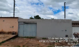 Imóvel 2656250 ['8444426798474'] - ['QUADRA 24,N. SN LT 06, RUA 20, PARQUE SANTO ANTONIO - CEP: 72901-542, SANTO ANTONIO DO DESCOBERTO - GOIAS'] ['Parque Santo Antonio'] - ['Santo Antônio do Descoberto']/['GO'] - 1