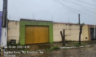 Imóvel 2887251 ['8444418671614'] - ['RUA REAL MADRID,N. 50 LOTE 105 QUADRA 06, ESTIVAS - CEP: 59575-000, EXTREMOZ - RIO GRANDE DO NORTE'] [''] - ['Extremoz']/['RN'] - 1