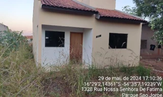 Imóvel 2437457 ['1444405793980'] - ['RUA NOSSA SENHORA FATIMA,N. 1352 QD 35 LT 05, PARQUE SAO JORGE - CEP: 78735-819, RONDONOPOLIS - MATO GROSSO'] ['Parque Sao Jorge'] - ['Rondonópolis']/['MT'] - 1