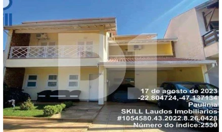 Casa em Paulínia, Parque Brasil 500, Rua Felicidade Mariotto Calegari, 300, Parque Brasil 500, SP. Área: 287.7m2