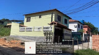 Imóvel 1982265 ['8444403004161'] - ['RUA AFONSO ARINOS,N. 250 CS 04, BOM RETIRO - CEP: 24726-030, SAO GONCALO - RIO DE JANEIRO'] ['Bom Retiro'] - ['São Gonçalo']/['RJ'] - 1