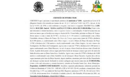 Imóvel rural em São Luís, João De Deus, Rua Osvaldo Cruz, 1.555, MA. Área: 2388000m2