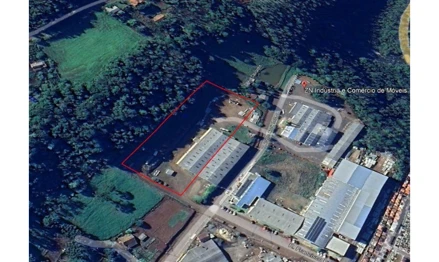Terreno em Modelo, Industrial, Rua Francisco Ficagna, SC. Área: 9548.55m2