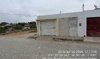 Imóvel 2992666 ['8444423932250'] - ['RUA VICENTE BARBOSA DE SIQUEIRA,N. 35A LT 05 QD 07 LOT JD DA SILVA COSTA, JOAQUIM DA SILVA COSTA - CEP: 55370-373, SAO BENTO DO UNA - PERNAMBUCO'] [''] - ['São Bento do Una']/['PE'] - 1