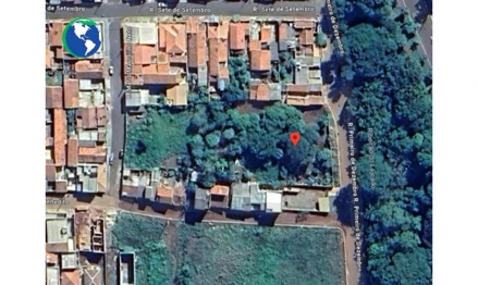 Terreno em Taquarituba, Centro, Rua Mário Marcolino Neto, Centro, Taquarituba, SP, SP. Área: 3142m2