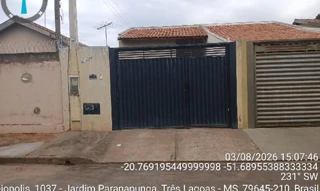 Imóvel 2994670 ['8444421220458'] - ['RUA JOSE LOPES SEJOPOLES,N. S/N LT 09B QD 30, JARDIM PARANAPUNGA - CEP: 79645-210, TRES LAGOAS - MATO GROSSO DO SUL'] ['Jardim Paranapunga'] - ['Três Lagoas']/['MS'] - 1