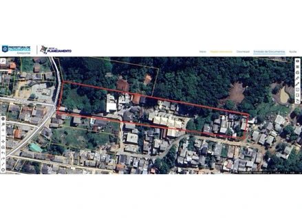 Terreno em Florianópolis, Vargem Grande, R. Aqueduto, 325 - Estados, SC. Área: 17516.84m2