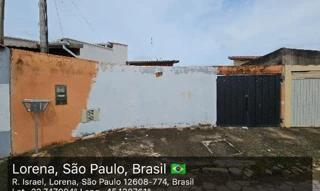 Imóvel 2950077 ['8444417694297'] - ['RUA ISRAEL,N. 195 PARTE LT 12 QD SQ05, RESIDENCIAL VILA RICA - CEP: 12608-774, LORENA - SAO PAULO'] ['Res. Vila Rica'] - ['Lorena']/['SP'] - 1