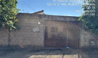 Imóvel 2952978 ['8444433445638'] - ['RUA DONA ADELAIDE,N. SN LT 465 QD 19, SOLAR MONTE SIAO - CEP: 75911-180, RIO VERDE - GOIAS'] [''] - ['Rio Verde']/['GO'] - 1