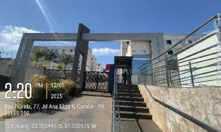 Imóvel 2681479 ['8787707137369'] - ['RUA FLORIDA,N. 77 APTO. 102 BL 07, , JARDIM ANA ELIZA - CEP: 86000-000, CAMBE - PARANA'] [''] - ['Cambé']/['PR'] - 1