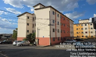 Imóvel 2674081 ['8444407319019'] - ['RUA ALICE VENTURA,N. 288 APTO. 403 BL 02, , TONY (JUSTINOPOLIS) - CEP: 33930-590, RIBEIRAO DAS NEVES - MINAS GERAIS'] ['Estrela Dalva'] - ['Ribeirão Das Neves']/['MG'] - 1
