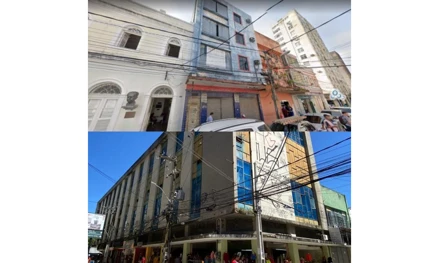 Prédio em Recife, Boa Vista, Rua Sete de Setembro no 37, PE. Área: 204.37m2