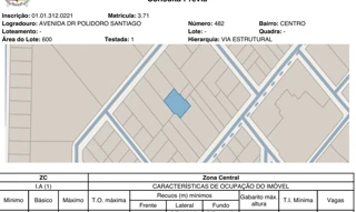 Imóvel 2970483 [''] - ['AVENIDA DOUTOR POLIDORO SANTIAGO, N. 482, 40M DA R. RUI BARBOSA PARTE LTS 163, 164, CENTRO, - COCAL DO SUL/SC - CEP: 88845000, CENTRO'] ['Centro'] - ['Cocal Do Sul']/['SC'] - 1