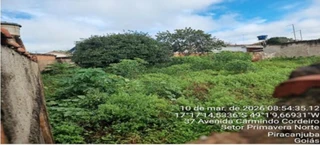 Imóvel 2922484 [''] - ['Rua Carmindo Cordeiro, Setor Primavera, Lote 26, Quadra 01, Piracanjuba/GO'] ['St. Primavera Norte'] - ['Piracanjuba']/['GO'] - 1