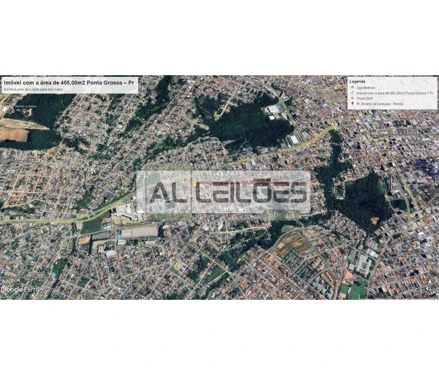 Terreno em Ponta Grossa, Ronda, Rua Alvarez Azevedo, nº 135, PR. Área: 455m2 - imagem 0