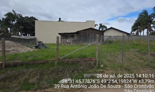 Imóvel 2437487 ['8444425181040'] - ['RUA ANTONIO JOAO DE SOUZA,N. 941 LT 01, SAO CRISTOVAO - CEP: 88703-220, TUBARAO - SANTA CATARINA'] ['São Cristóvão'] - ['Tubarão']/['SC'] - 1